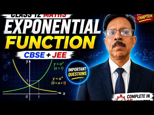 Class 12maths /Exponential function/jee and cbse
