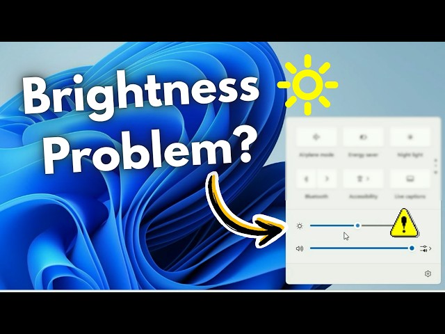 How to Fix Windows 11 Brightness Not Working | Fix Brightness Control & Slider Issue
