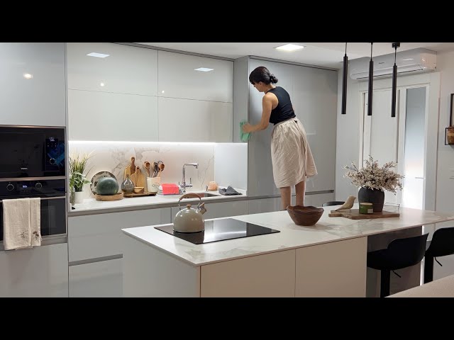 ✨Living Room and Kitchen Cleaning Routine | Quick Cleaning Tips