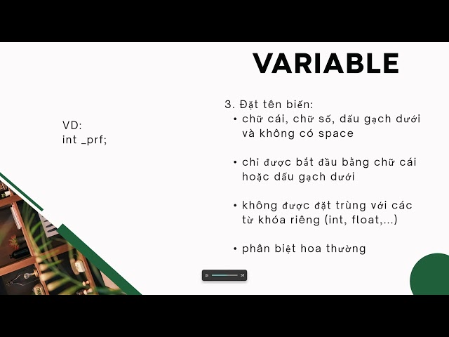 [PRF192] BUỔI 1 - VARIABLE, DATA TYPES, EXPRESSION