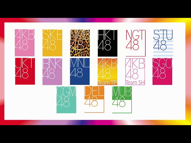 【Facts】 AKB48 Group Official Color All Team