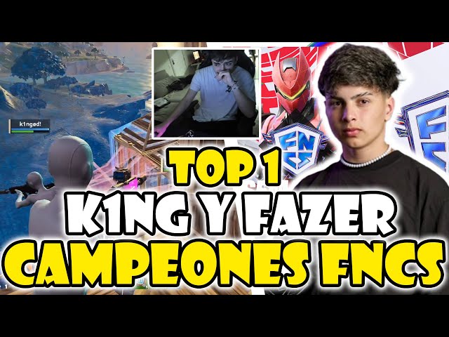 K1NG Y FAZER CAMPEONES DE LA FNCS 🏆GRAN FINAL BRASIL (TORNEO COMPLETO)