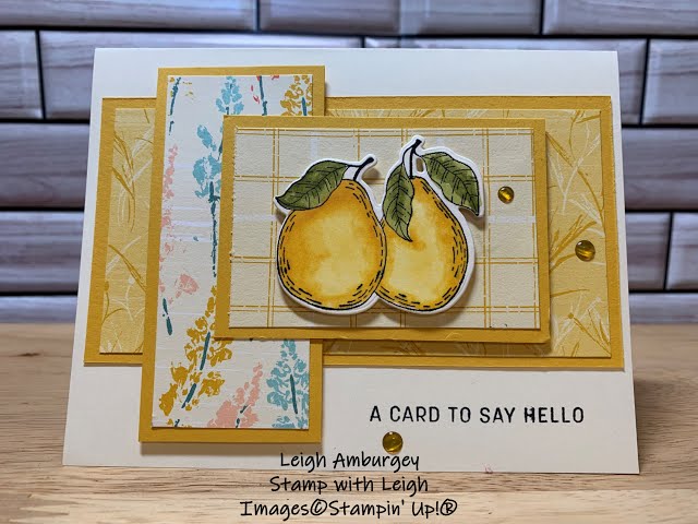 Multi-layer Card to Say Hello Video-Stamp with Leigh