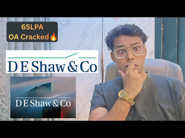 DeShaw ne 65LPA🔥Package ke liye konsa DSA question pucha?