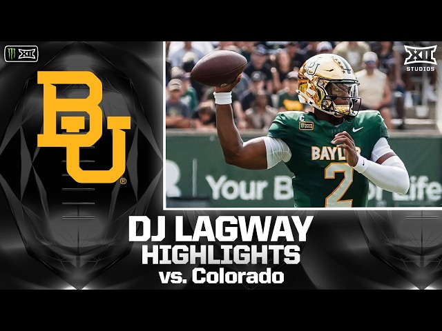 DJ Lagway Highlights vs. Colorado | 2026 Monster Energy Big 12 Football