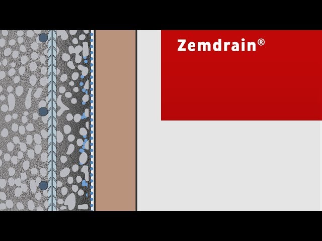 Zemdrain® CPF liner to increase the service of the concrete surface