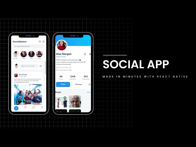 Building a Social Networking App with RapidNative | Prompt to ReactNative App