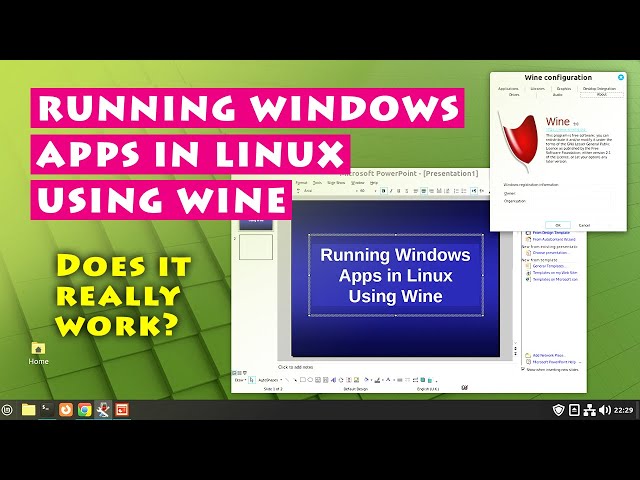 Running Windows Apps in Linux Using Wine