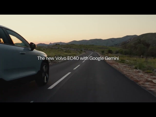 Conoce el nuevo Volvo EC40 con Google Gemini