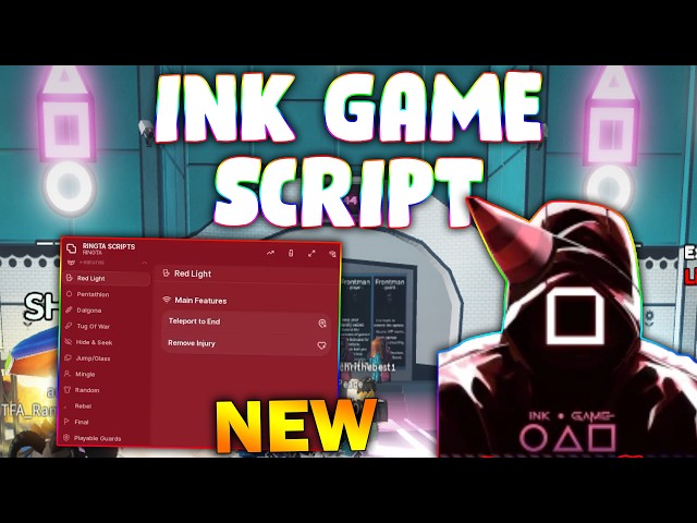 *NEW* Ink Game Script (PASTEBIN 2026) (REDLIGHT/GREENLIGHT ,TUGWAR AUTO, PENTATHLON )