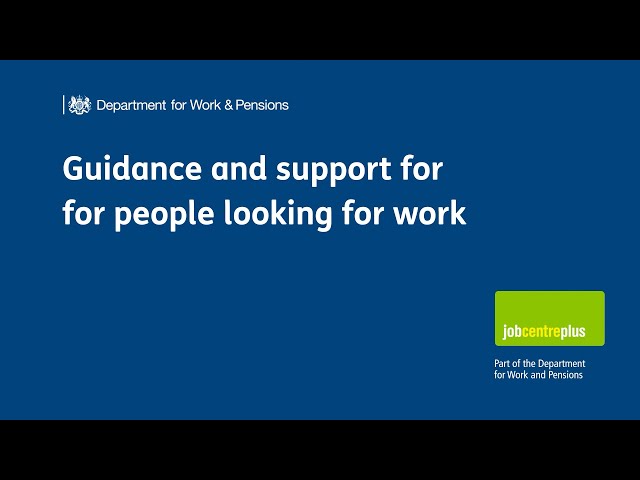 Guidance and Support for People Looking for Work