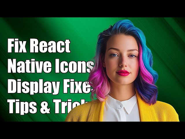 Fixing React Native Vector Icons Displaying as Question Marks: Solutions & Tips