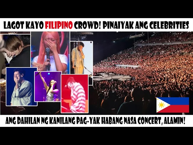 FILIPINO Crowd, Pinaiyak Ang Mga Celebrities Na Nag-Concert Sa Pilipinas! #filipino