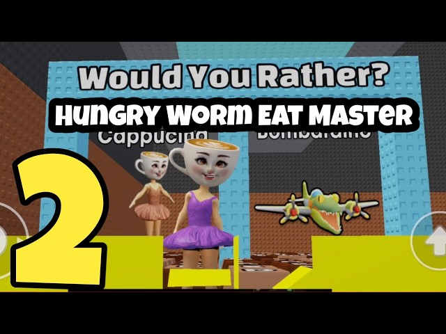 Obby Worm Tower Monster - Hungry Worm Eat Master Gameplay Walkthrough Part 2