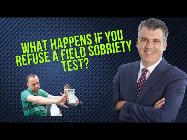 What happens if you refuse the field sobriety test? #duiattorney