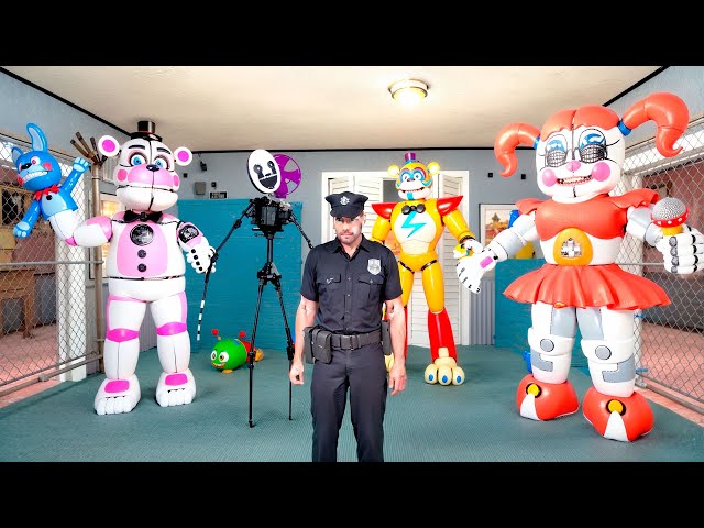 LOS ANIMATRÓNICOS ASUSTAN AL GUARDIA FNAF COOP GMOD Garry's Mod