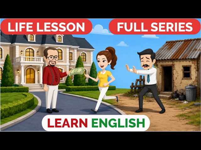 ❤️Life Lesson Full Series | Animated stories | English Story | English Conversation | Window English