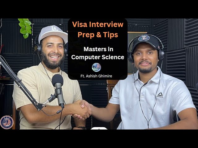 Masters in Computer Science | Journey to America || Visa Interview Q&A | #interview #podcast #nepali