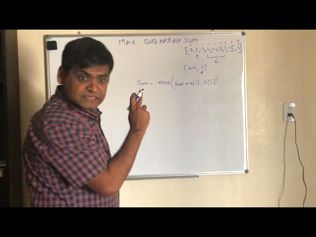 Maximum Subarray Sum | leetcode