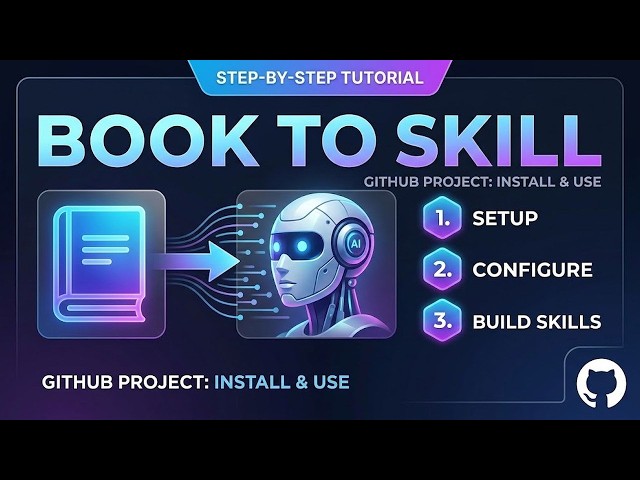 Book To Skill GitHub Tutorial: Compile Technical Books Into 6,000-Token On-Demand Agent Skills