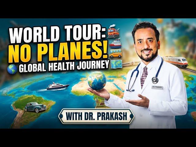 I’m Traveling the World Without a Plane ✈️🌍 | Global Health with Dr. Prakash