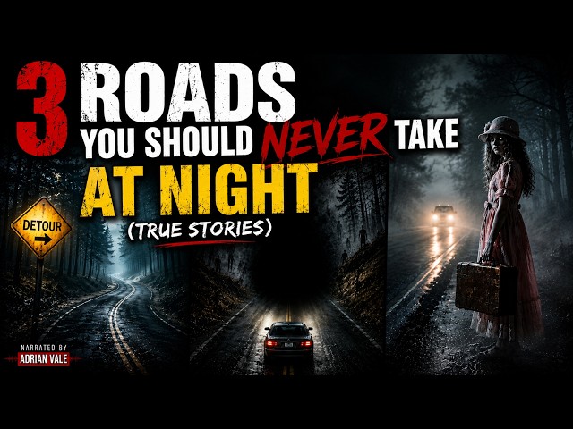 "3 True Horror Stories: Detour, Darkness & The 1950 Hitchhiker"