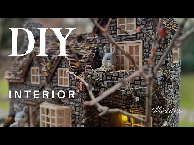 Diy. Interior production process and finished house