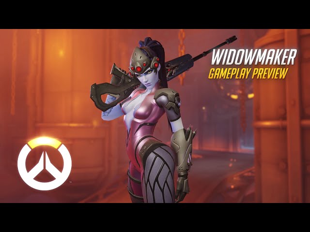 Widowmaker Gameplay Preview | Overwatch | 1080p HD, 60 FPS
