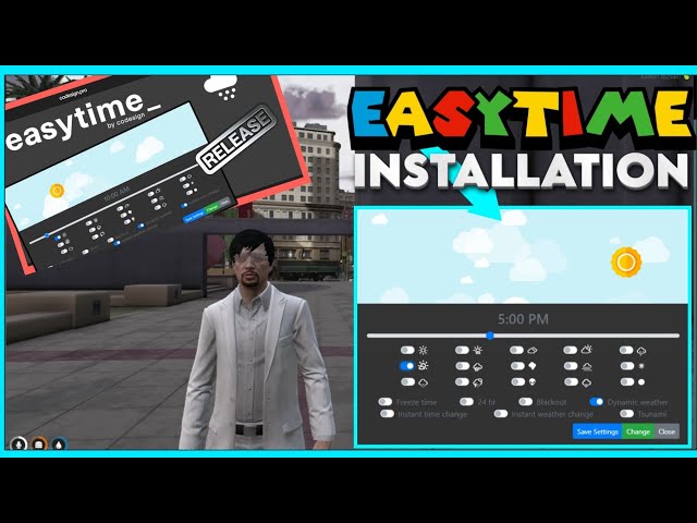 EASYTIME SCRIPT INSTALLATION *FREE* | FiveM Roleplay Scripts | FiveM Tutorial 2024 | MJ DEVELOPMENT