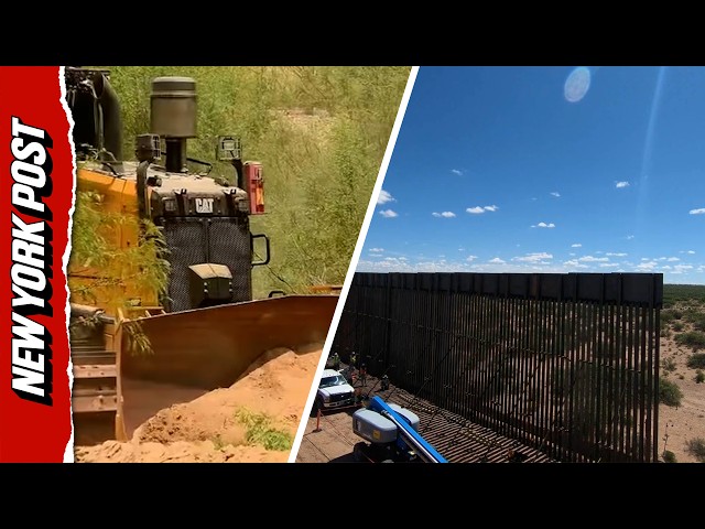 Watch Trump's Border Wall Rise Across the Texas-Mexico Border
