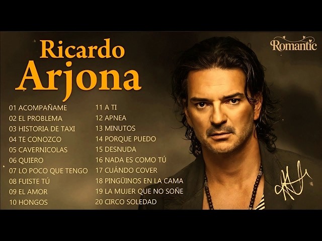 Ricardo Arjona Éxitos Enganchados || Ricardo Arjona Álbum Completo || Ricardo Arjona 2026#musica