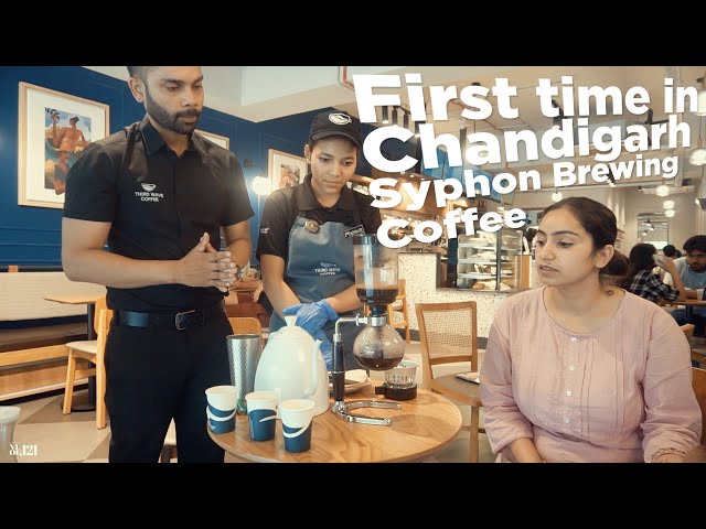 Syphon Brewing Method - Vacuum black coffee brewing method - Third wave coffee Chandigarh Sector 35