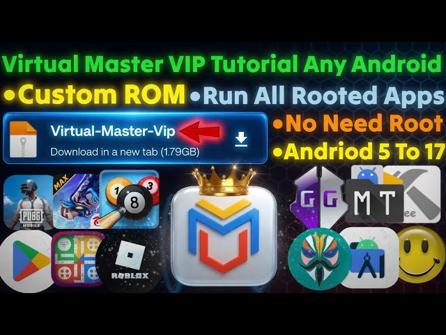 Virtual Master VIP Tutorial | Install Magisk + Game Guardian Working 2026