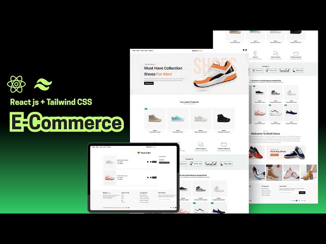 Build a Fully Functional E-Commerce Website in React JS & Tailwind CSS | Step by Step Tutorial