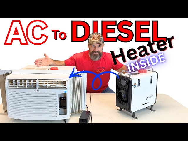 I Turned a Free Air Conditioner Into a Diesel Heater