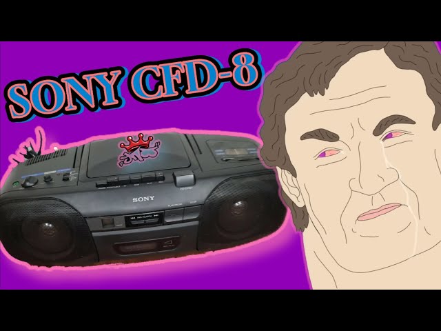 How to repair a cassette player! (Sony CFD-8 boombox from 1998)