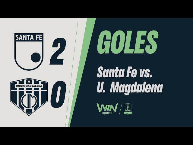 Santa Fe vs. Unión Magdalena (goals) | 2026 Copa BetPlay Dimayor | Phase 1B - First Leg