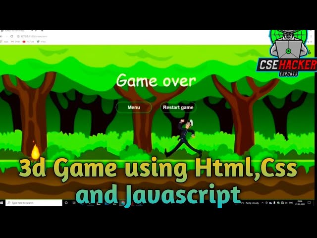 Game using Html,Css and Javascript//Game developer status//programmer status//Cse student status