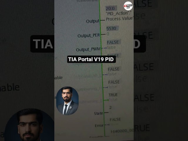 TIA Portal V19 PID Siemens S7-1500 #PLC  #pidcontroller #PID #viral  #news #maths  #reality #ali