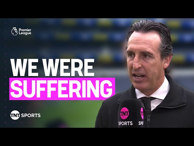 Unai Emery reacts after HUGE win for Aston Villa against Spurs 😳