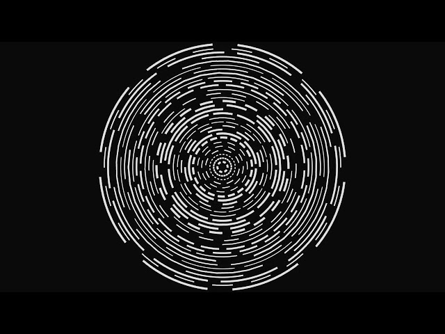 kinetic glitch cybernetic mandala 2d