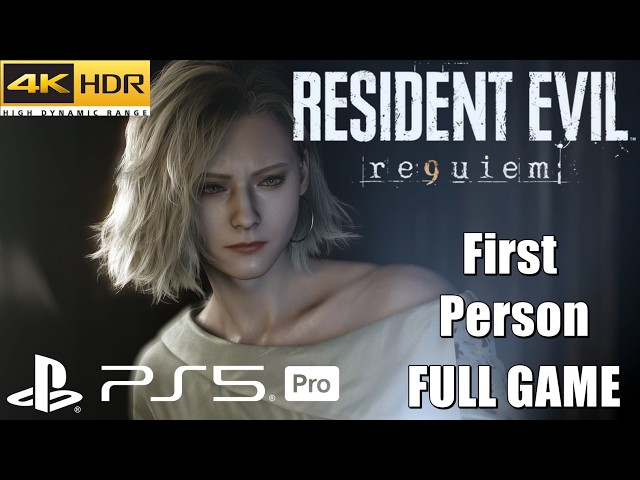 Resident Evil Requiem PS5 Pro – Full Game First Person 4K HDR  ( All Puzzles & Secrets )