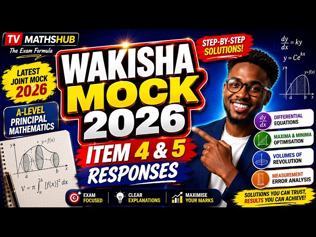 Wakisha Uace Joint Mock 2026: Don't Fail Item 4 & 5 (Full Solutions) Principal maths Paper 1