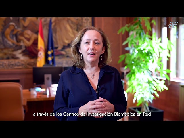 Eloísa del Pino, President of the CSIC. Congratulations to the ISCIII on its 40th anniversary.