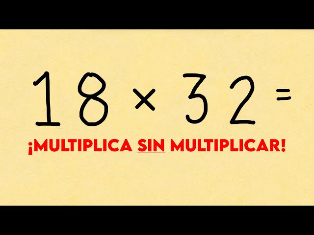 🤯SORPRENDE a tus AMIGOS con este TRUCO para MULTIPLICAR
