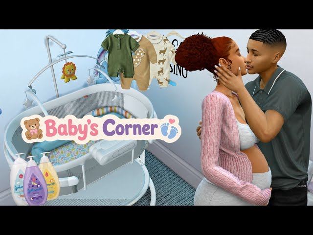Decorating Our Baby's Corner (Sims 4 pregnancy)| THE SIMS 4