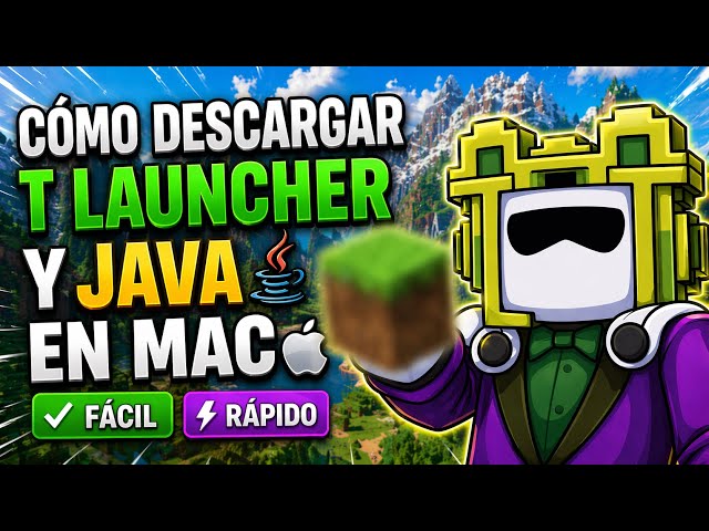     Cómo Descargar TLauncher + Java en Mac GRATIS | Tutorial Fácil y Rápido 🤫