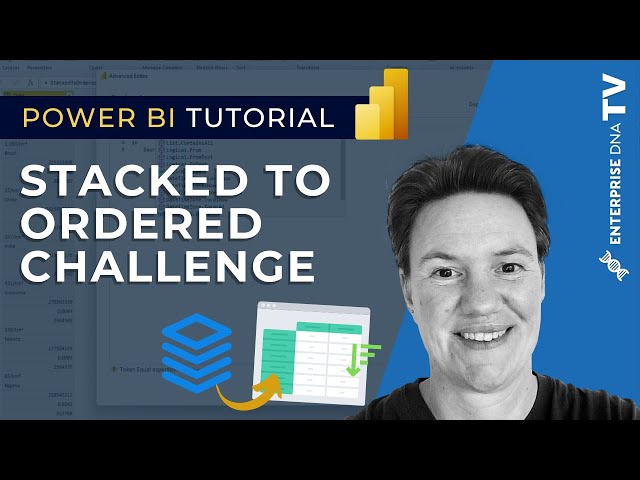 Taking On Excel BI's Stacked To Ordered Power Query Challenge