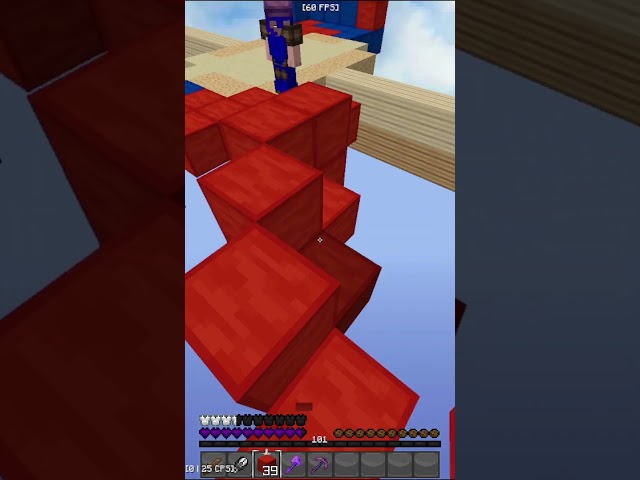 Dewier Really Hit Me!?  #hypixel #minecraft #bedwars #blockclutch