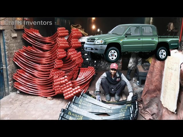 These people are very fast and skilled in manufacturing of Toyota leaf springs | Manufacturing